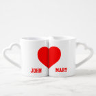 Noms d'amoureux personnalisés identiques