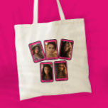 Loteria Mexican Board Game Bachelorette  Tote Bag<br><div class="desc">A cute custom loteria inspired tote bag for bachelorette parties and bridal parties. Add your own photos using the personalization feature. Message me to add more cards/ for customized number of cards and special design requests.</div>