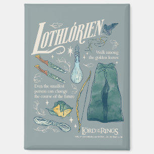 LOTHLORIEN™ Watercolor Collage Graphic Magnet