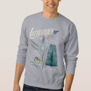 LOTHLORIEN™ Watercolor Collage Graphic Sweatshirt