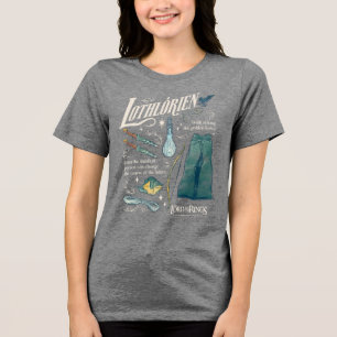 LOTHLORIEN™ Watercolor Collage Graphic Tri-Blend Shirt