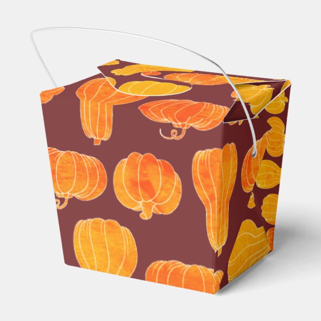 Lots And Lots O'Pumpkins Favor Box (Back Side)