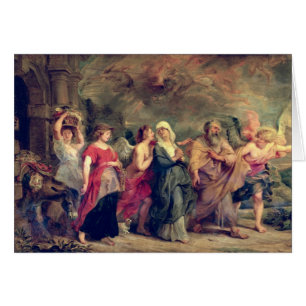 Lot's Family Leaving Sodom, 1625 (oil on panel)