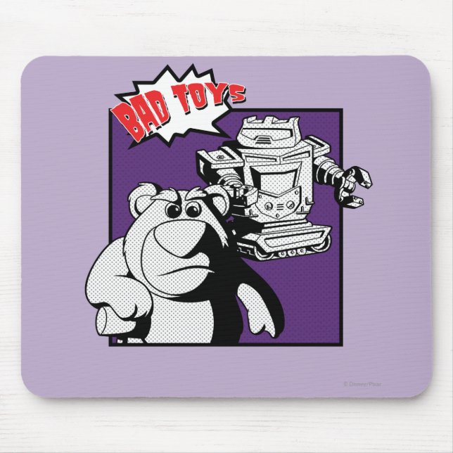 Lots O' Huggin' Bear & Sparks: Bad Toys Mouse Pad (Front)