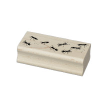 Lots of ants rubber stamp