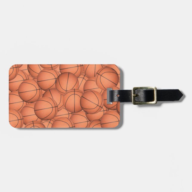 Lots of Basketballs Luggage Tag (Front Horizontal)