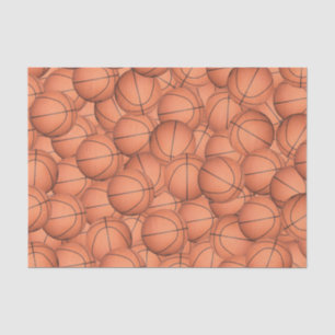 Lots of Basketballs Tissue Paper