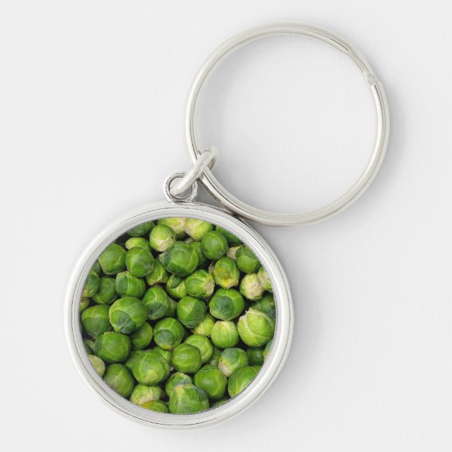 Lots of Brussels Sprouts Keychain (Front)