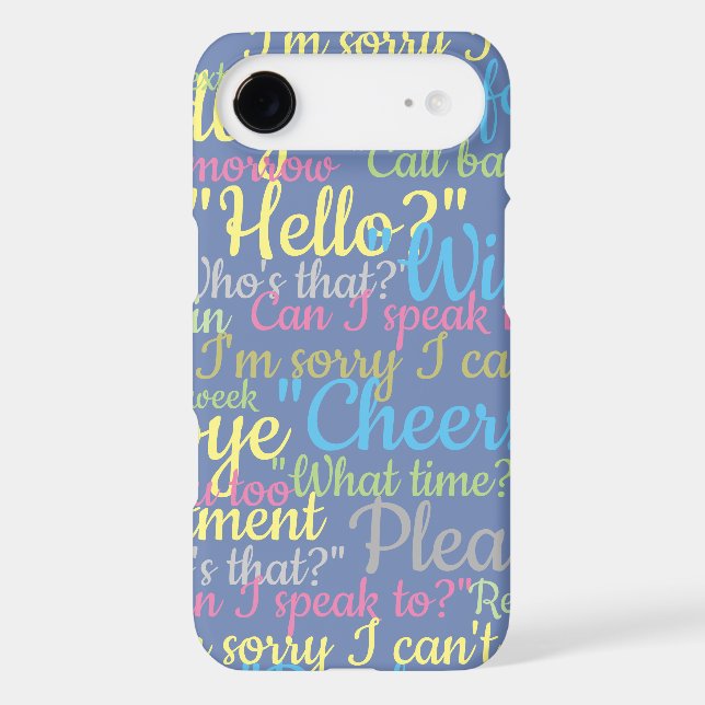 Lots of Chatter Design Case-Mate iPhone Case (Back)