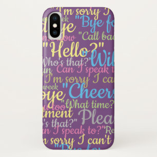 Lots of Chatter Design Case-Mate iPhone Case