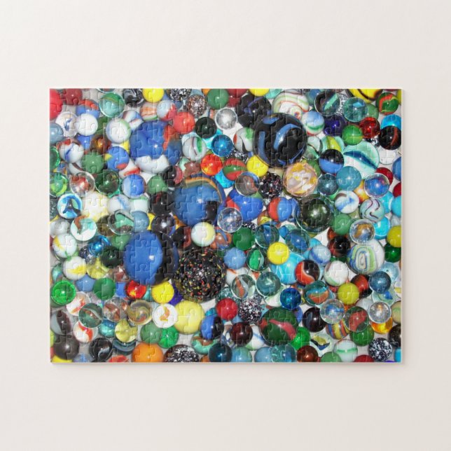 Lots of Colourful Marbles Jigsaw Puzzle (Horizontal)
