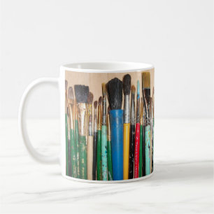 Lots of Colourful Paintbrushes Coffee Mug