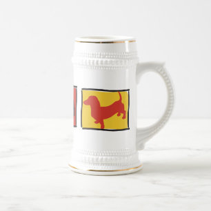 Lots of Doxies Oktoberfest Beer Stein