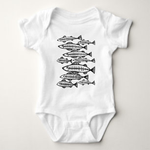 Lots of Fish Baby Bodysuit