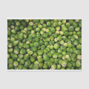 Lots of Fresh Brussels Sprouts Tissue Paper