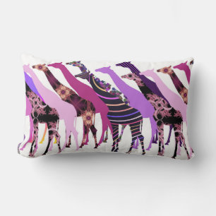 Lots of Giraffes Design 2 Lumbar Pillow