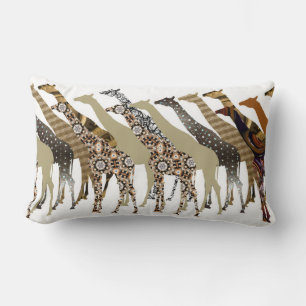 Lots of Giraffes Design 3 Lumbar Pillow