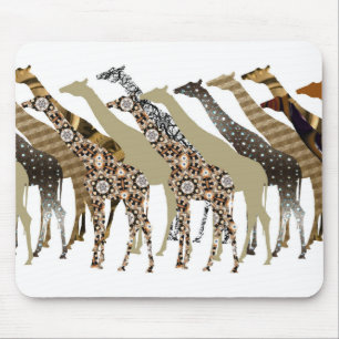 Lots of Giraffes Design 3 Mouse Pad
