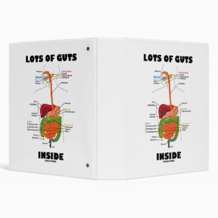 Lots Of Guts Inside Digestive System Humour Binder