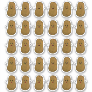 Lots Of Happy Potatoes Sticker