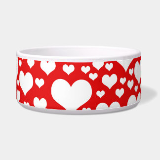 Lots of Hearts Pet Bowl