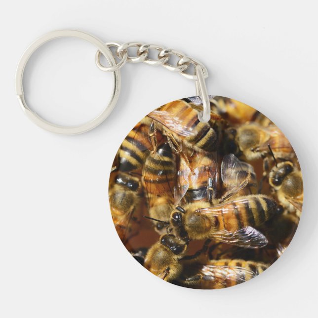 Lots of Honey Bees Keychain (Front)