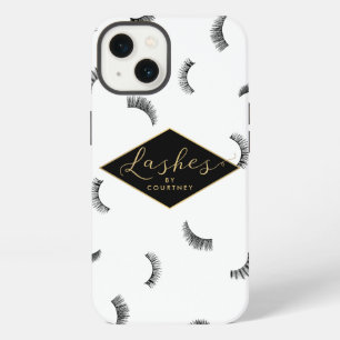 Lots of Lashes Pattern Lash Salon Personalized iPhone 13 Case