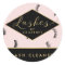 Lots of Lashes Pattern Lash Salon Pink/Black/Gold