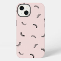 Lots of Lashes Pattern Pink/Black