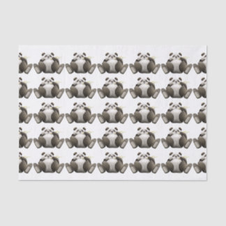 Lots of Lazy Pandas Tissue Paper