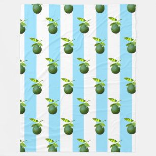 Lots of Lime Fleece Blanket