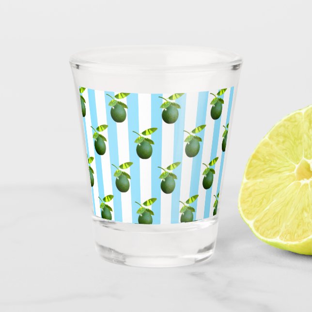 Lots of Lime Shot Glass (Front)