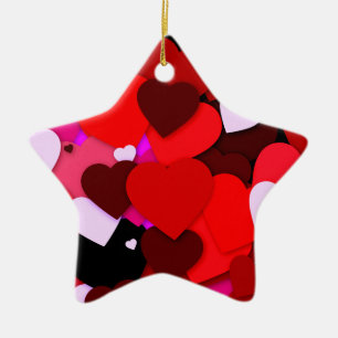 Lots of Love Ceramic Ornament