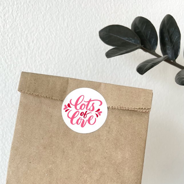 Lots of Love Classic Round Sticker (Creator Uploaded)
