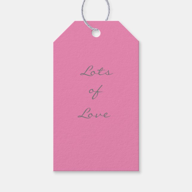 Lots Of Love Gift Tags (Front)