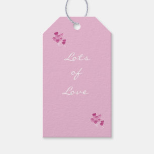 Lots Of Love Gift Tags Pink