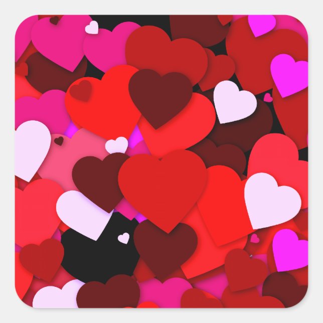Lots of Love Square Sticker (Front)