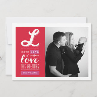 Lots of Love | Valentine's Day Photo Card