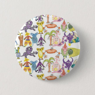 Lots of Monsters 2 Inch Round Button