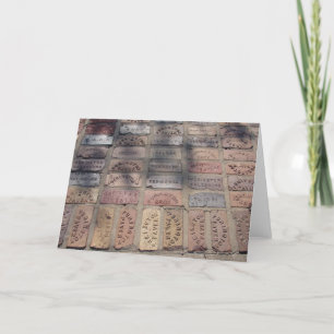 Lots of Old Bricks Card