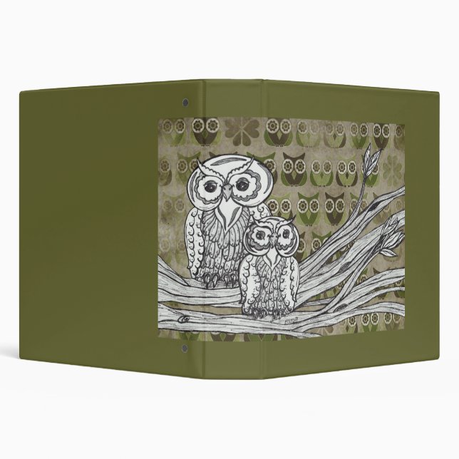Lot's of Owls Binder (Background)