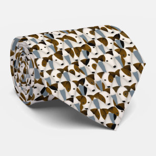 lots of parson jack russell terriers pattern tie