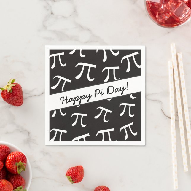 Lots of Pi - Math - Happy Pi Day Paper Napkins (Insitu)