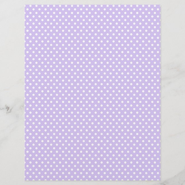 Lots of Polka Dots Pastels Spring  Scrapbook Paper (Front)