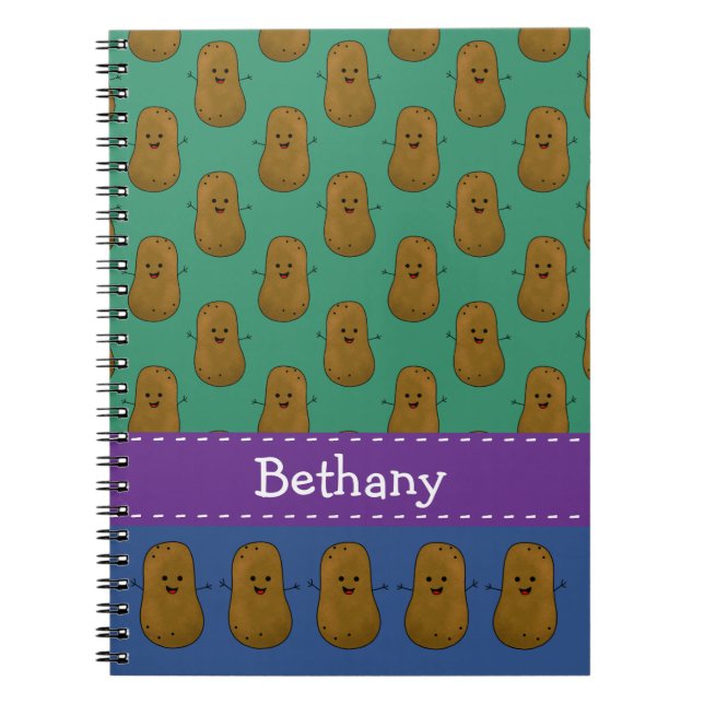 Lots Of Potatoes Personalized  Notebook (Front)