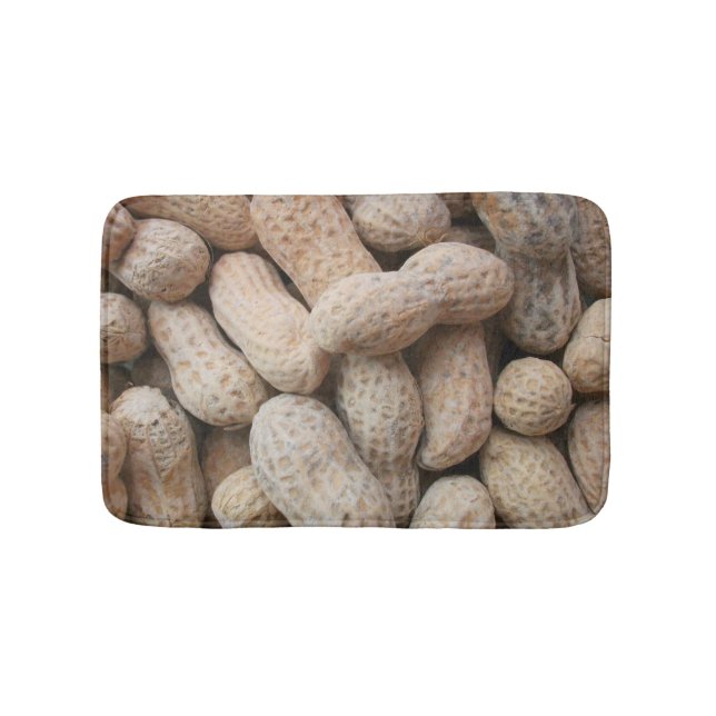 Lots of Salted, Roasted Peanuts in the Shell Bath Mat (Front)
