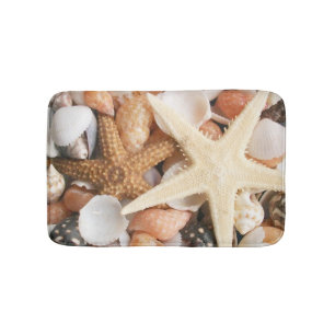 Lots of Seashells, Starfish Bath Mat