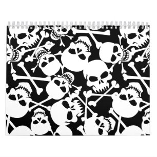 Lots of skulls calendar