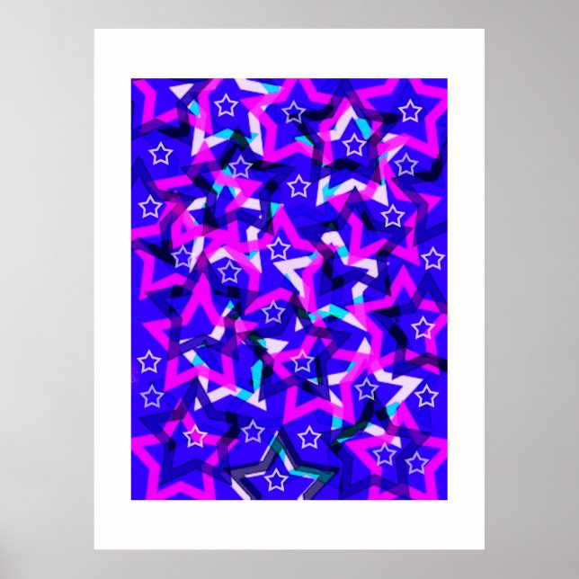 Lots of stars art poster (Front)