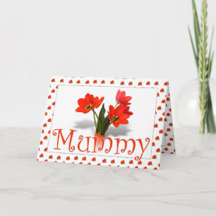 Lots of Tulips for Mum on Mothering Sunday Card